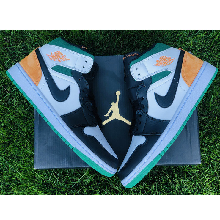 Jordan Air 1 Mid SE Oakland 852542-101 - DesignerGu