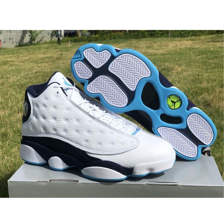 Jordan Air 13 Dark Powder Blue 414571-144 - DesignerGu