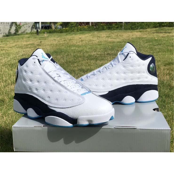 Jordan Air 13 Dark Powder Blue 414571-144 - DesignerGu