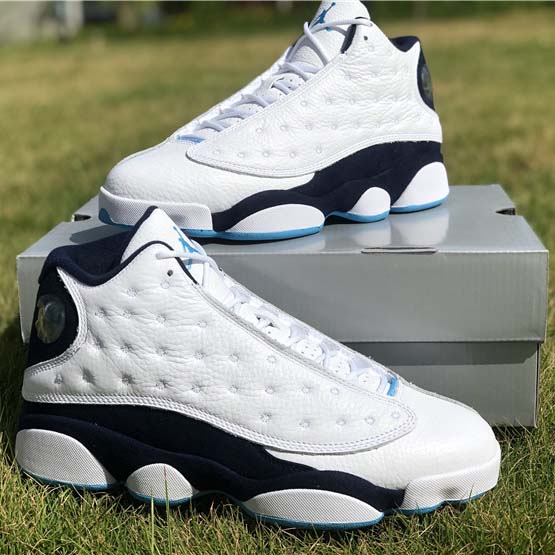 Jordan Air 13 Dark Powder Blue 414571-144 - DesignerGu