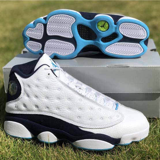 Jordan Air 13 Dark Powder Blue 414571-144 - DesignerGu