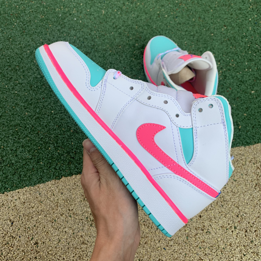 Jordan  Air 1 Mid Digital Pink 555112-102 - DesignerGu