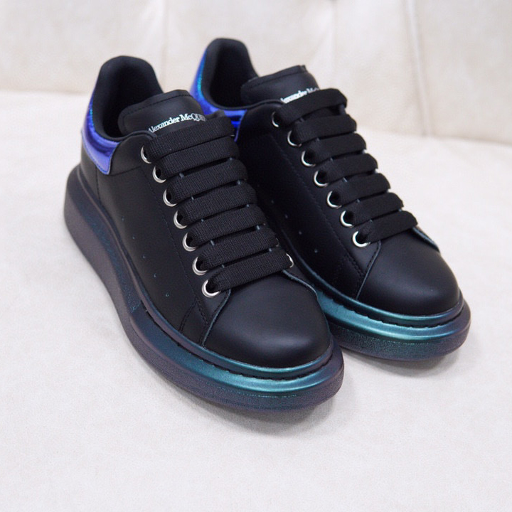 Alexander Mqueen Air Platform Leather Sneakers - DesignerGu