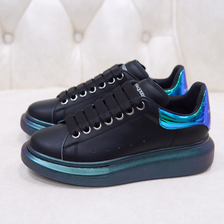 Alexander Mqueen Air Platform Leather Sneakers - DesignerGu