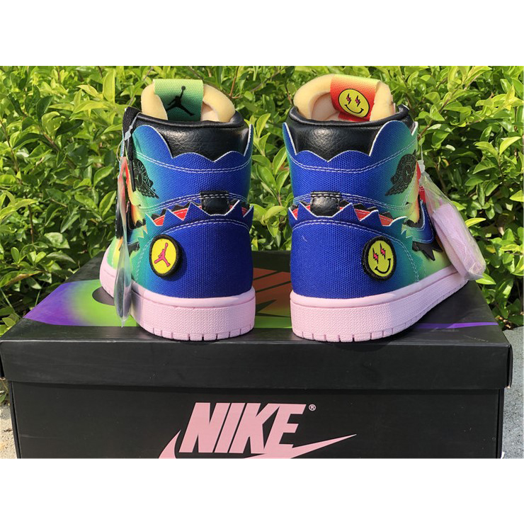 Jordan J Balvin Air 1 High OG Sneaker - DesignerGu