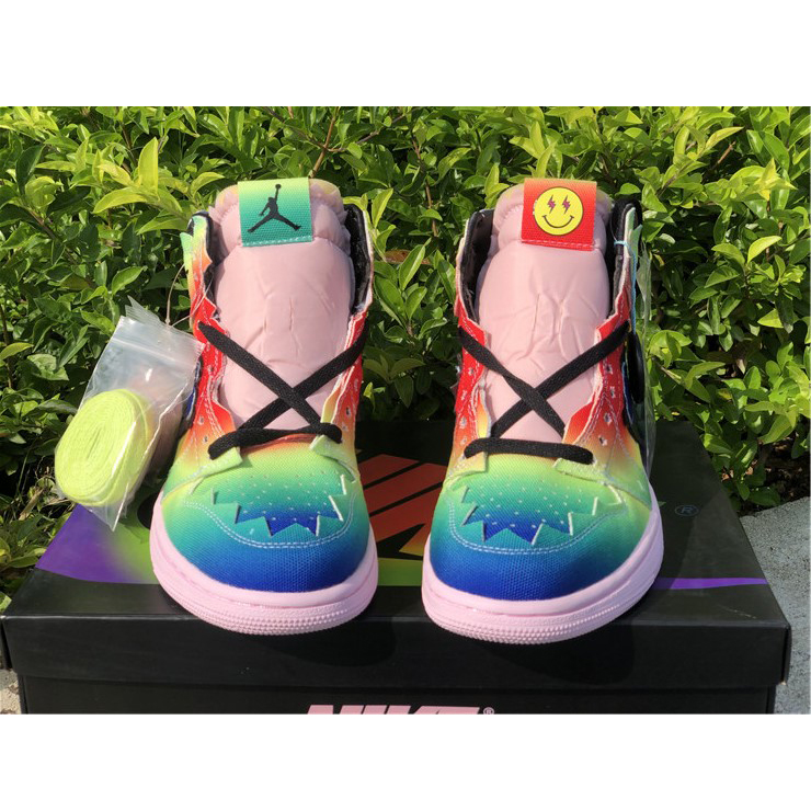 Jordan J Balvin Air 1 High OG Sneaker - DesignerGu