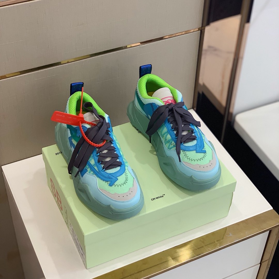 Off White ODSY-1000 Sneaker In Green - DesignerGu