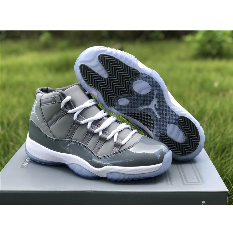 Jordan Air 11 Retro “Cool Grey” Sneakers  378037-001 - DesignerGu