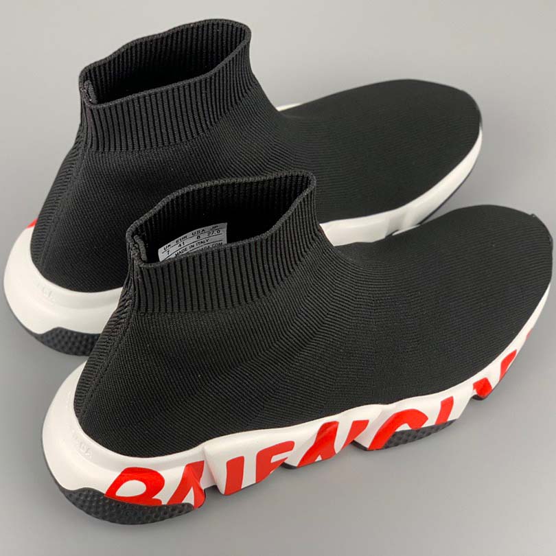 Balenciaga Speed Sneakers Black - DesignerGu