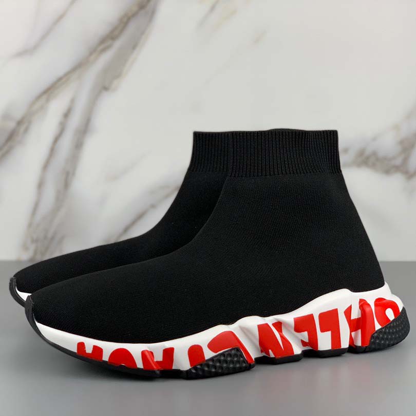 Balenciaga Speed Sneakers Black - DesignerGu