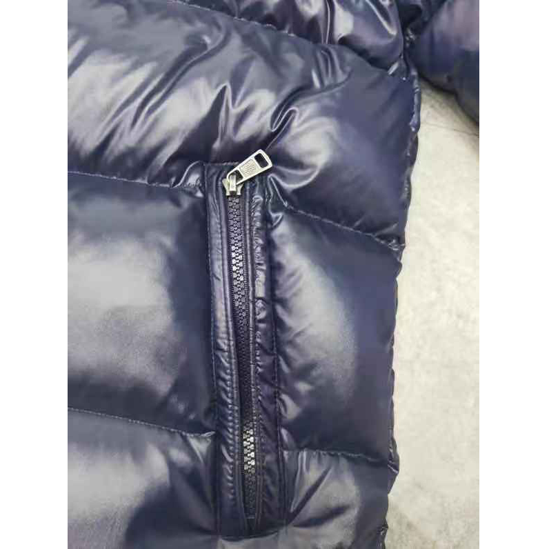 Moncler Logo Print Zipper Down Jacket  - DesignerGu