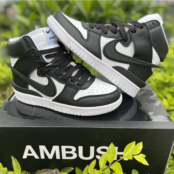 Nike Dunk High Ambush Black White CU7544-001 - DesignerGu