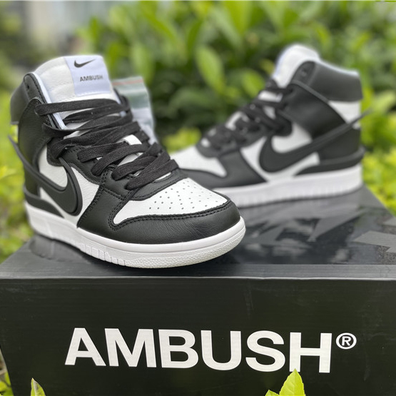 Nike Dunk High Ambush Black White CU7544-001 - DesignerGu