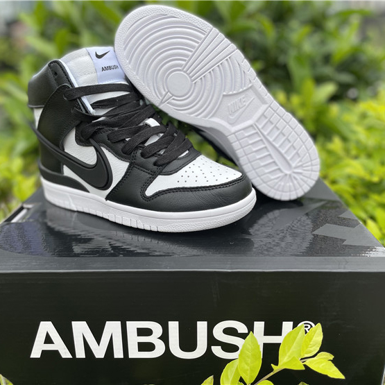 Nike Dunk High Ambush Black White CU7544-001 - DesignerGu