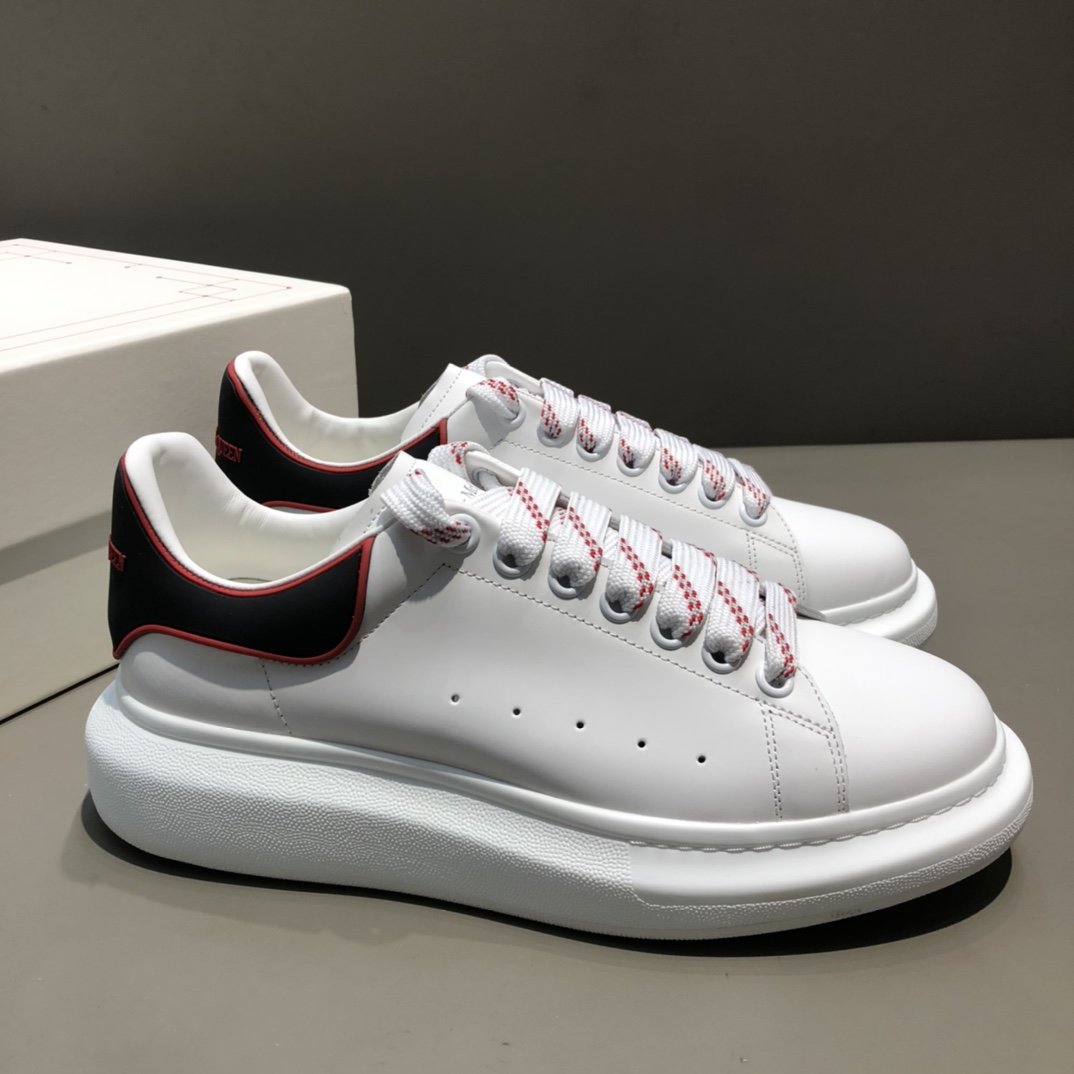 Alexander Mqueen Low-Top Air Platform Leather Sneakers    - DesignerGu