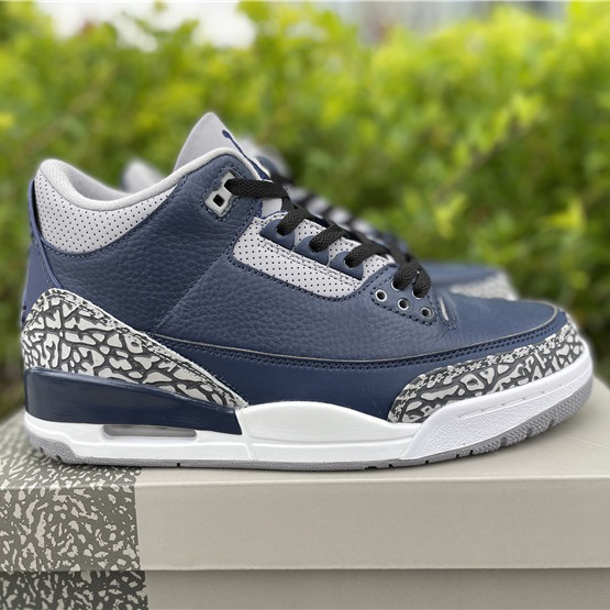 Jordan Air 3 Midnight Navy - DesignerGu