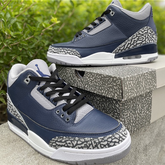 Jordan Air 3 Midnight Navy - DesignerGu