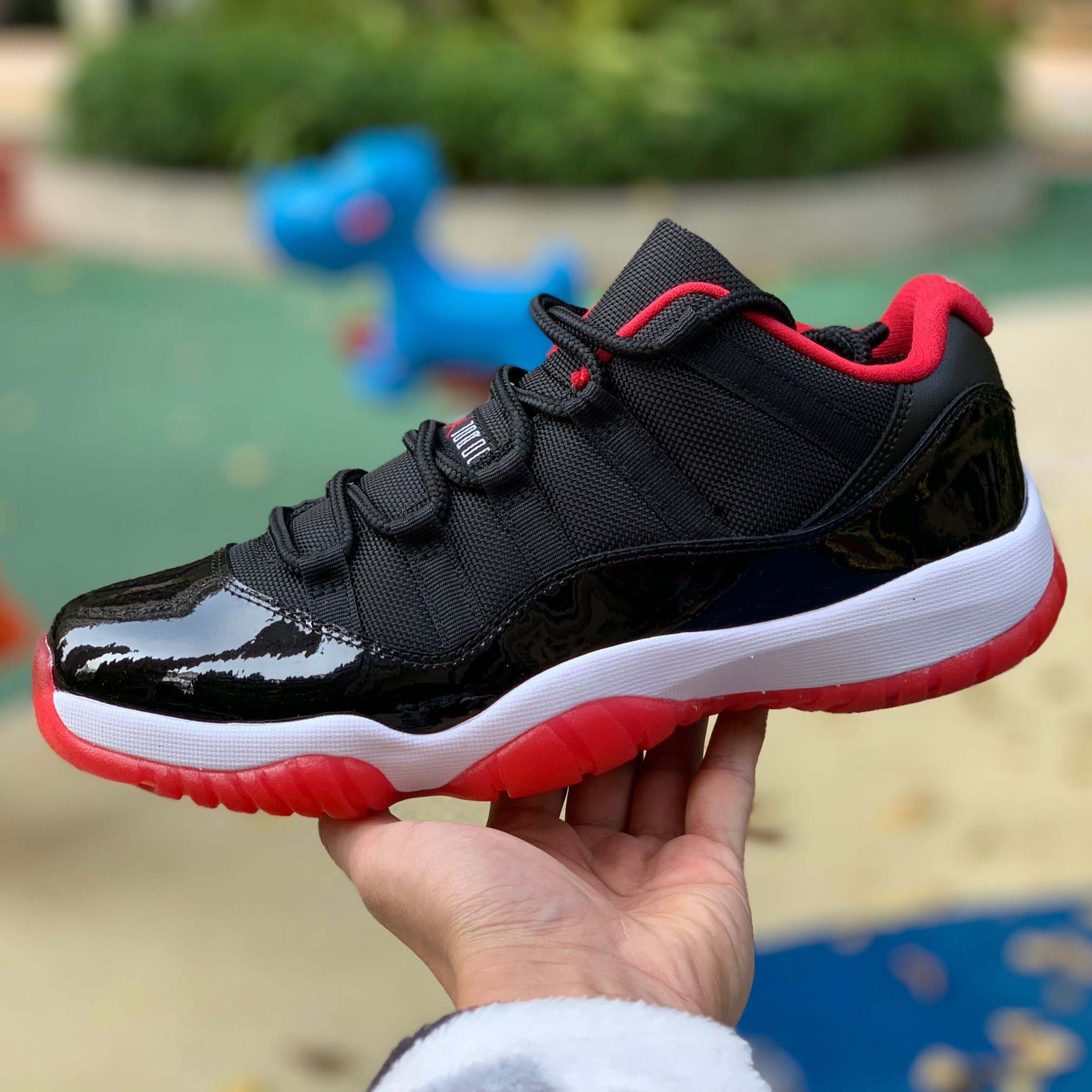 Jordan Air 11 Retro Low 'Bred' 528895-012 - DesignerGu