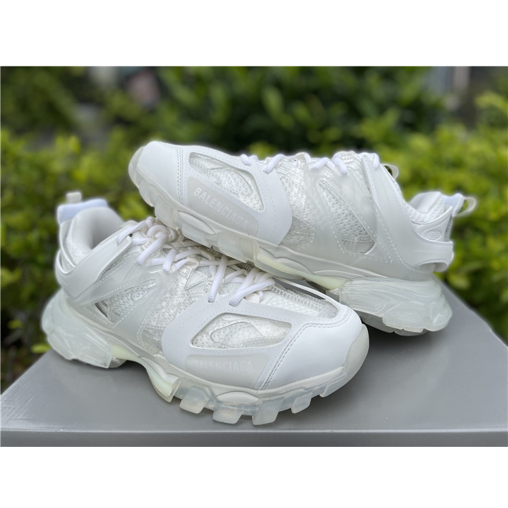 Balenciaga Track Panelled Faux-leather Trainers - DesignerGu