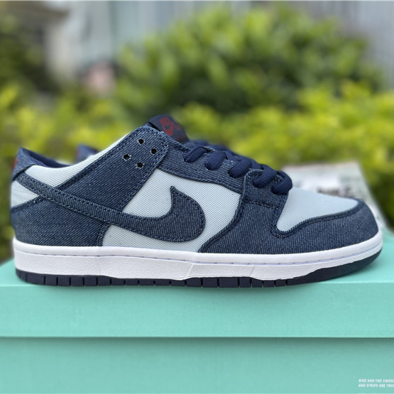 Nike Dunk Low Pro SB 'Binary Blue' Sneakers - DesignerGu