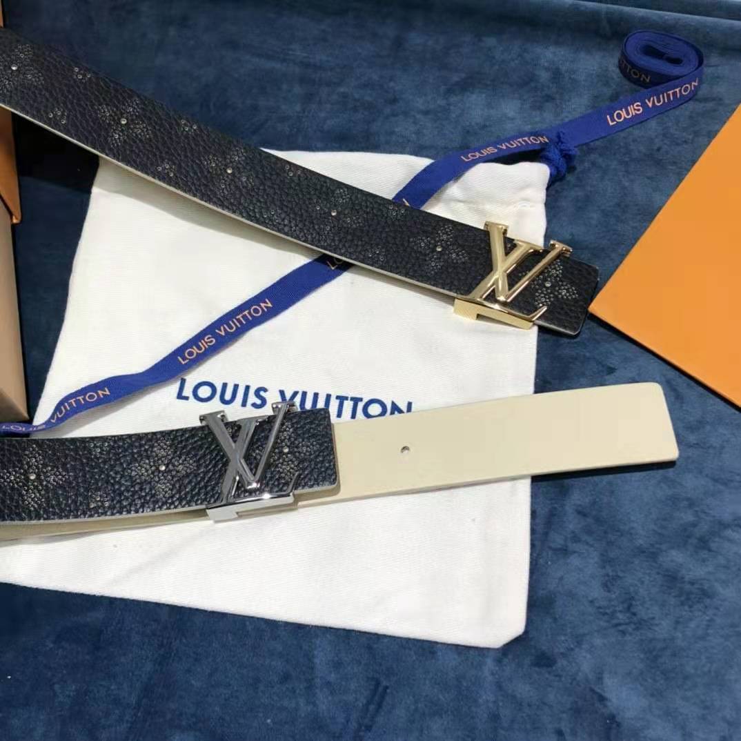 Louis Vuitton New Monogram Reversible Belt 34MM - DesignerGu