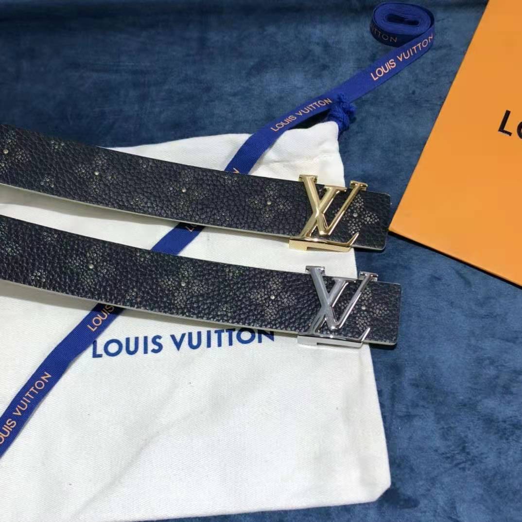 Louis Vuitton New Monogram Reversible Belt 34MM - DesignerGu