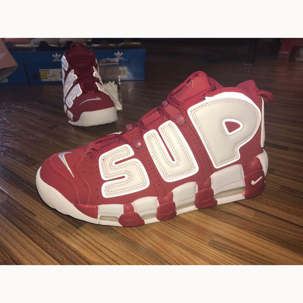 Nike Air More Uptempo Red Sup - DesignerGu