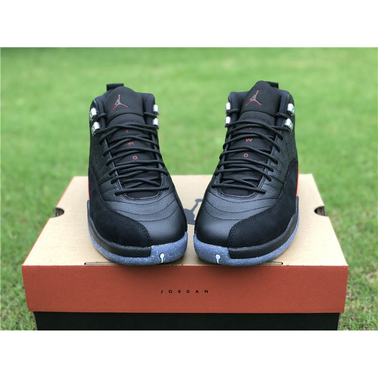 Jordan AJ12 Retro “Utility” Black/Bright Crimson White DC1062-006 - DesignerGu