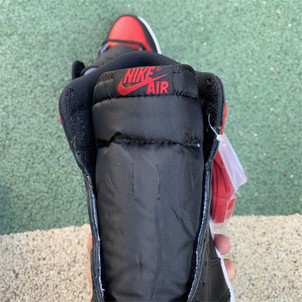 Jordan AJ 1 OG Banned Red Black Sneaker 555088-001 - DesignerGu