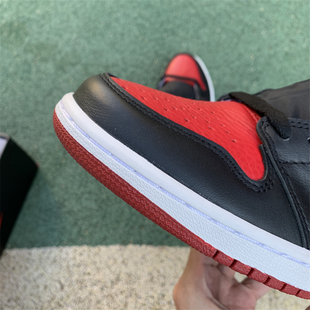 Jordan AJ 1 OG Banned Red Black Sneaker 555088-001 - DesignerGu