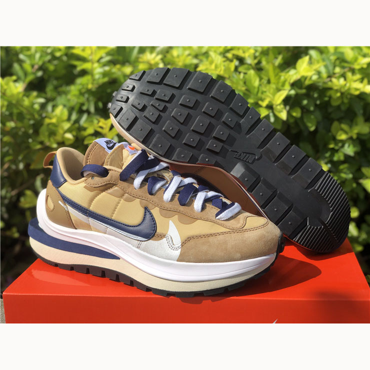 Sacai X Nike VaporWaffle 'Tan' DD1875-200 Sesame Blue Void - DesignerGu