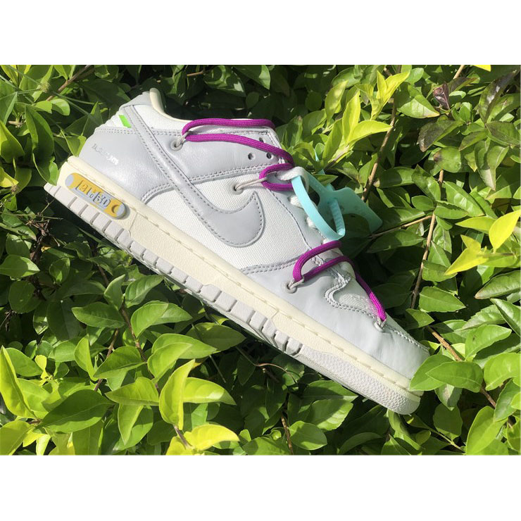 Nike Dunk Low Off-White Lot 21 Sneaker     DM1602-100 - DesignerGu