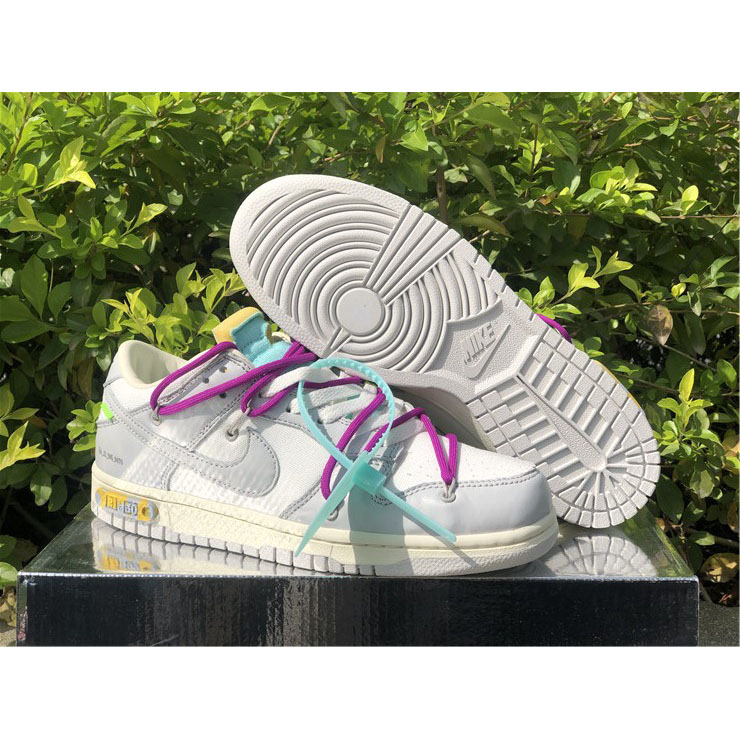 Nike Dunk Low Off-White Lot 21 Sneaker     DM1602-100 - DesignerGu