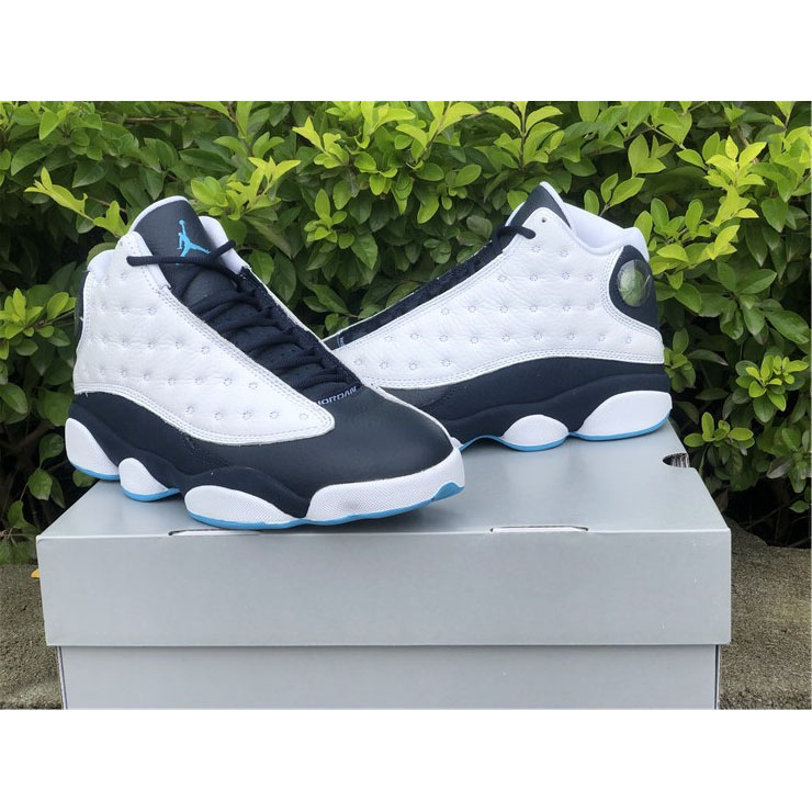 Jordan AJ13 "Dark Powder Blue" 414571-144 - DesignerGu