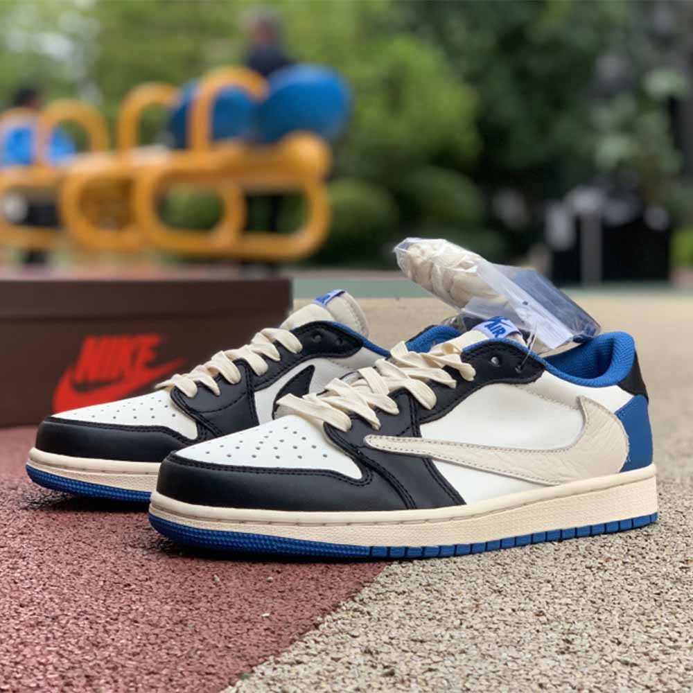 Jordan Travis Scott X Fragment X AJ1 Low OG - DesignerGu