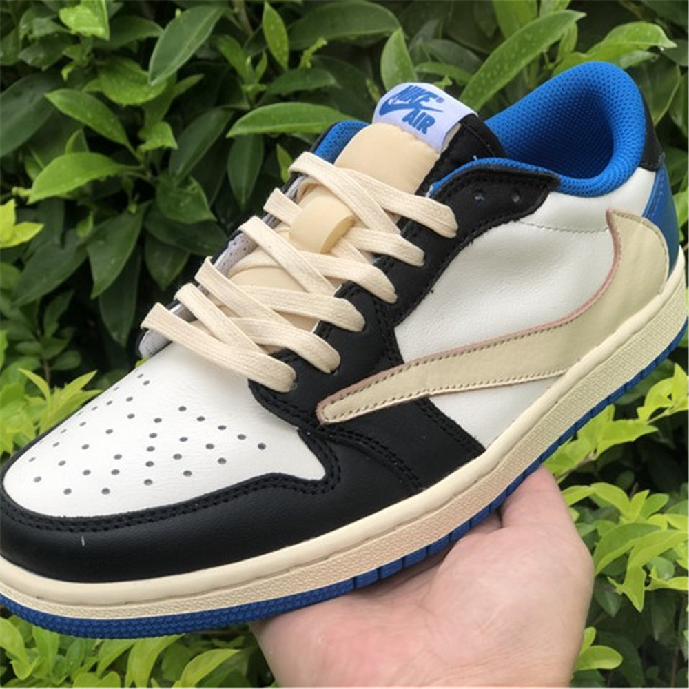 Jordan Travis Scott X Fragment X AJ1 Low OG Sneaker DM7866-140 - DesignerGu