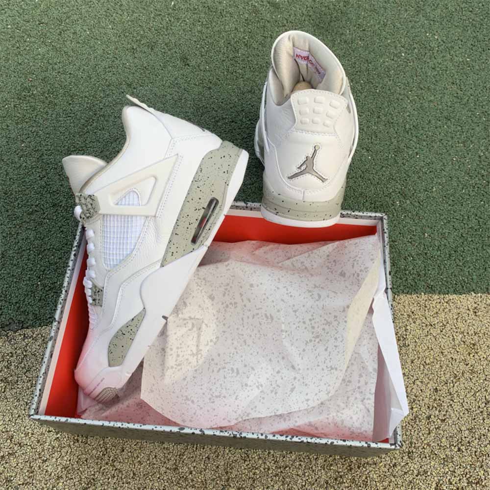 Jordan AJ 4 Retro 'White Oreo' 2021 - DesignerGu