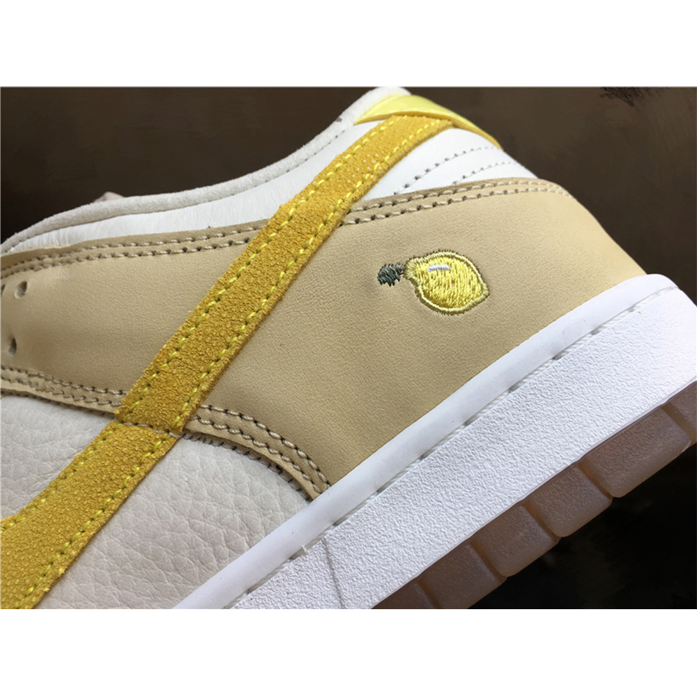 Nike Dunk Low 'Lemon Drop' Sneakers - DesignerGu