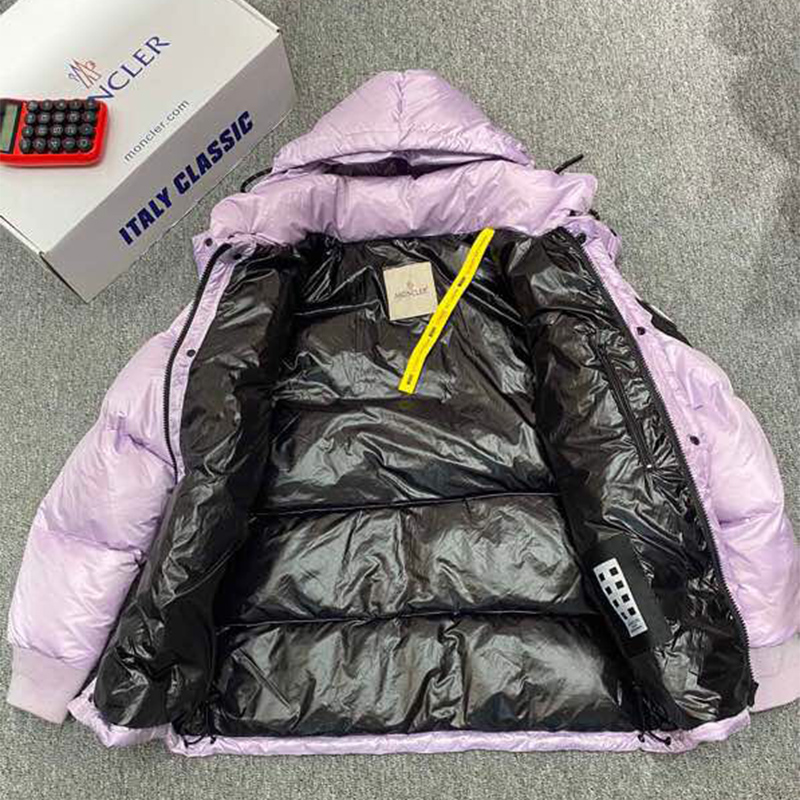 Moncler Anthemyx Short Down Jacket In Light Lilac - DesignerGu