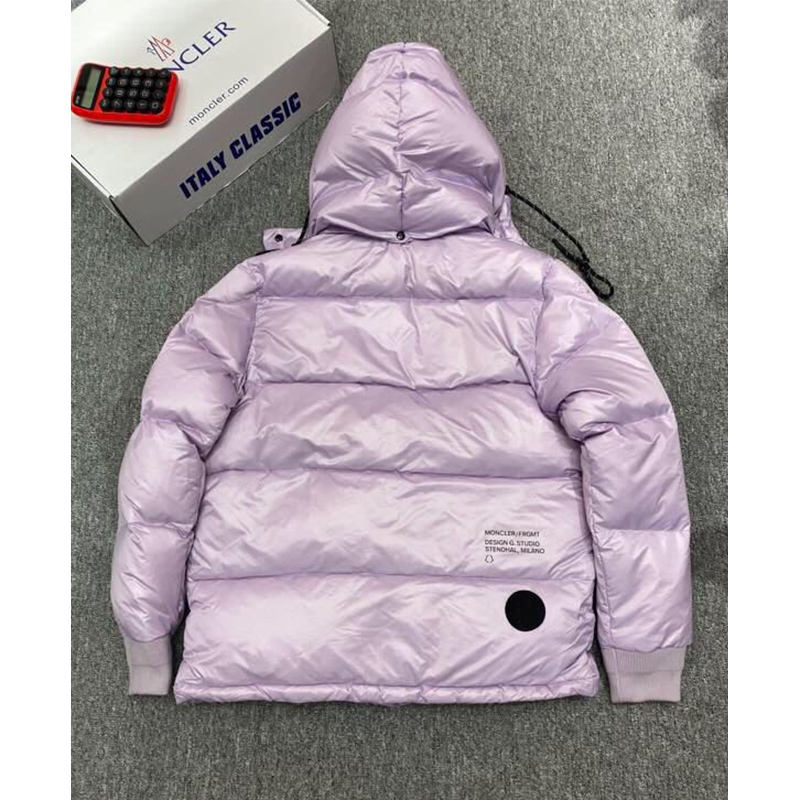 Moncler Anthemyx Short Down Jacket In Light Lilac - DesignerGu