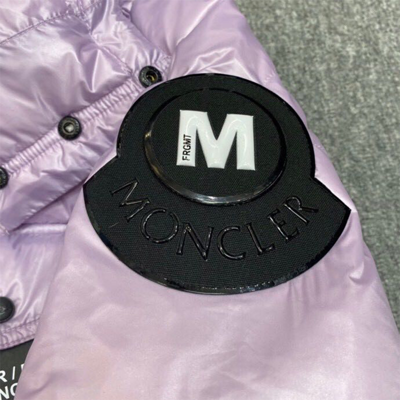 Moncler Anthemyx Short Down Jacket In Light Lilac - DesignerGu