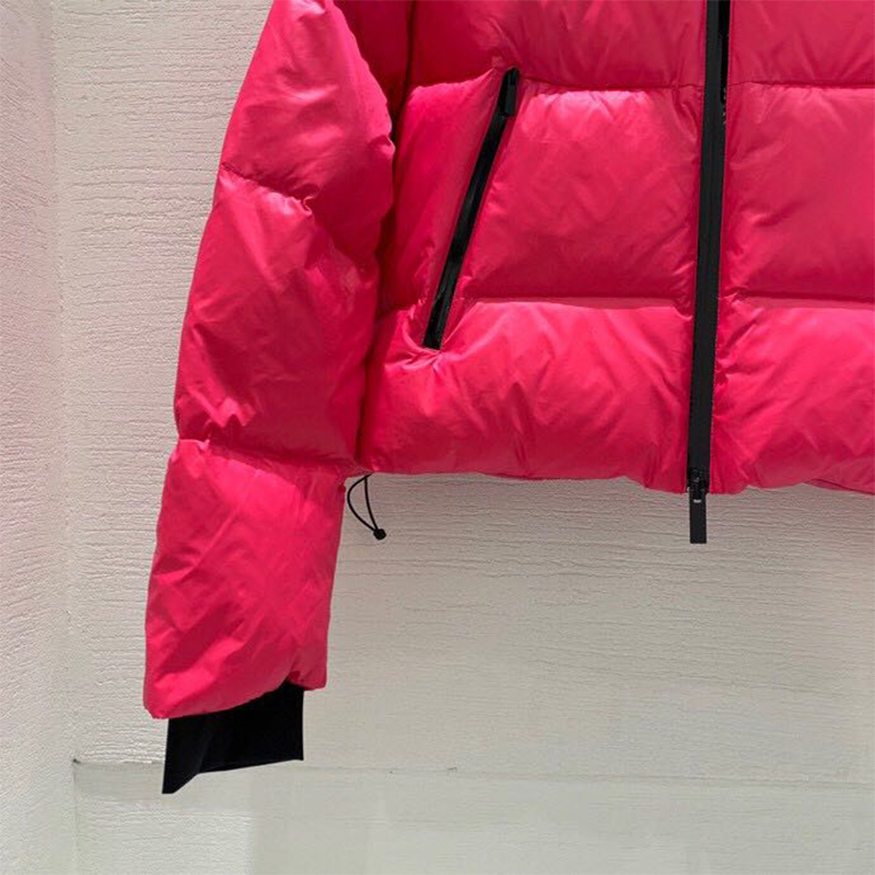 Moncler  Jasione Short Down Jacket In Bubblegum Pink - DesignerGu