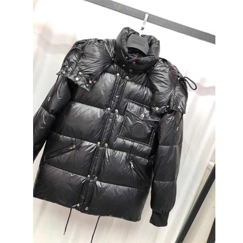 Moncler  Lamentin Short Down Jacket In Black - DesignerGu