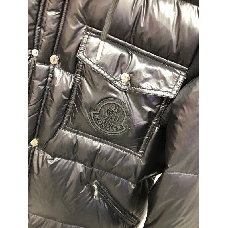 Moncler  Lamentin Short Down Jacket In Black - DesignerGu