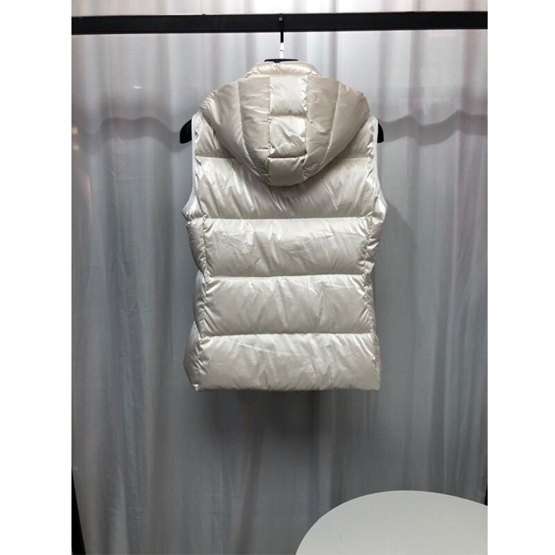 Moncler Diotis Vest In White - DesignerGu