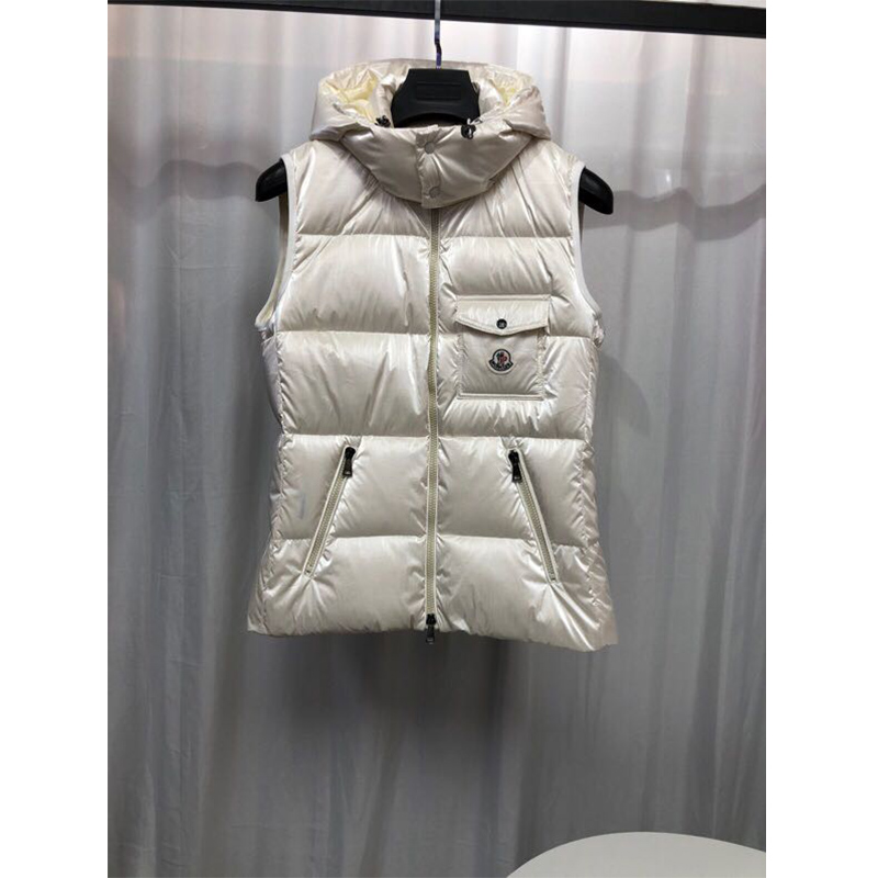 Moncler Diotis Vest In White - DesignerGu