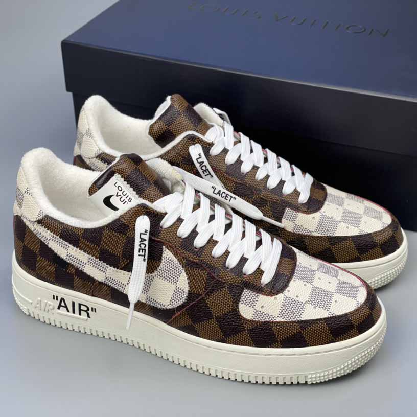 Louis Vuitton X Nike Air Force 1 Sneaker - DesignerGu