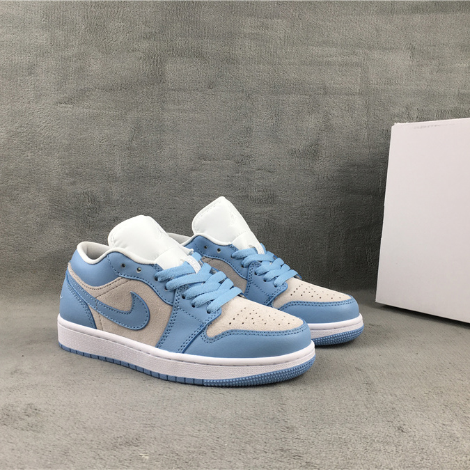 Nike Low Dunk Sneaker In Blue&White - DesignerGu