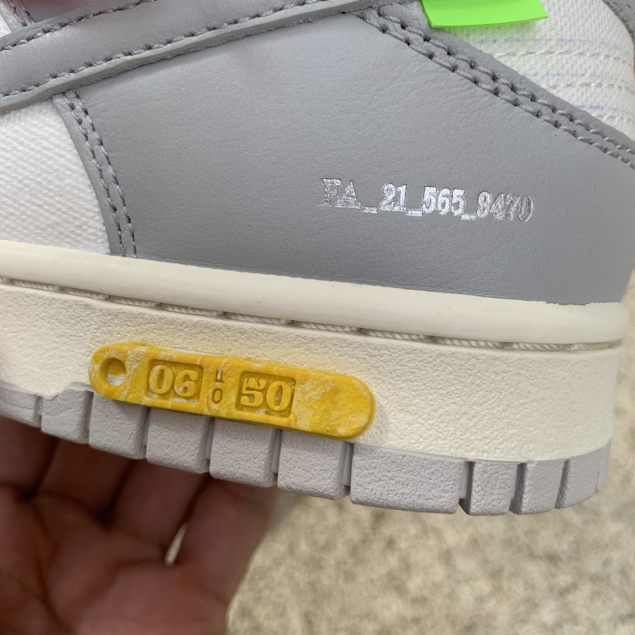 Nike X Off-White Dunk Low Lot 06 