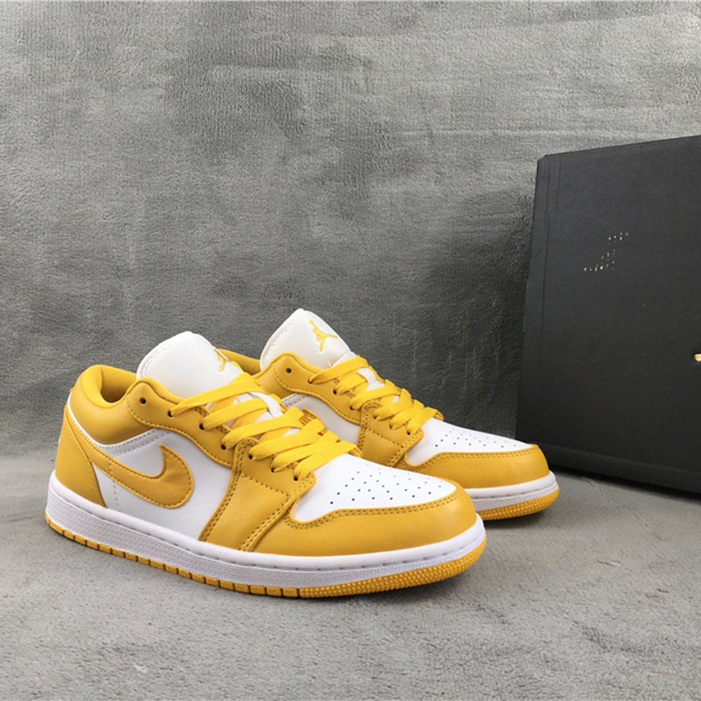 Jordan AJ 1 Low “Pollen” Sneakers - DesignerGu